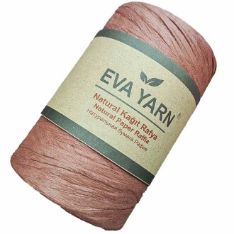 EvaYarn Yerli Rafya İpi ( 150 Gram ) Orta Kahve - Orivyum