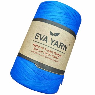 EvaYarn Yerli Rafya İpi ( 150 Gram ) Saks - Orivyum