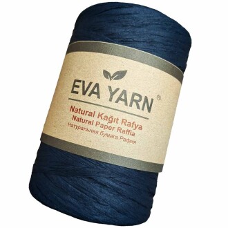 EvaYarn Yerli Rafya İpi ( 150 Gram ) Siyah - Orivyum