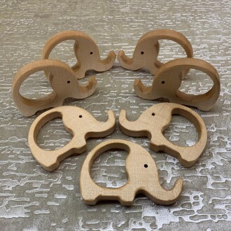 Figürlü Ahşap Diş Kaşıyıcı Fil - Orivyum