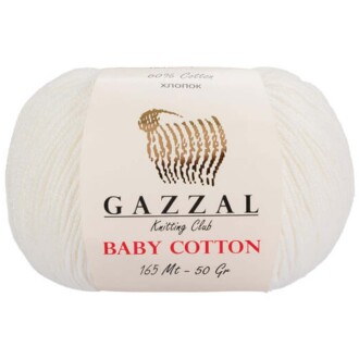 Gazzal Baby Cotton Örgü İpi 3410 Ekru - Gazzal 