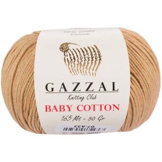 Gazzal Baby Cotton Örgü İpi 3424 Bej - Gazzal 