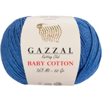 Gazzal Baby Cotton Örgü İpi 3431 Koyu Mavi - Gazzal 