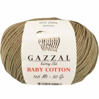 Gazzal Baby Cotton Örgü İpi 3464 Açık Yeşil - Gazzal 