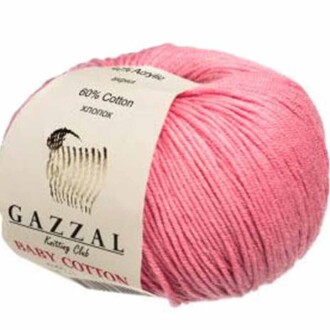 Gazzal Baby Cotton Örgü İpi 3468 Pembe - Gazzal 