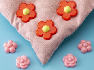 Gül Desenli Yorgan Sabitleyici 8 Adet - Orivyum