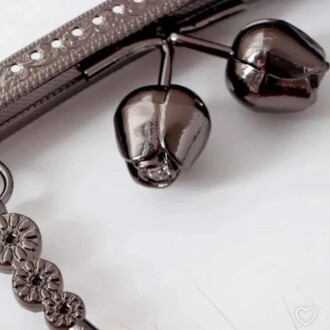 Gül Topuzlu Askılı Cüzdan Klipsi ( 1 Adet ) - 2