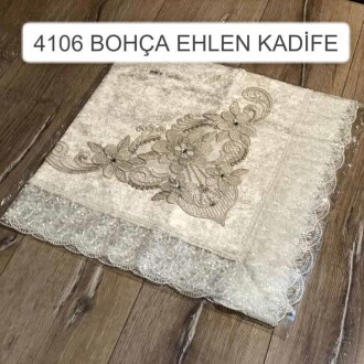 Güpürlü Bohça Kadife - Orivyum