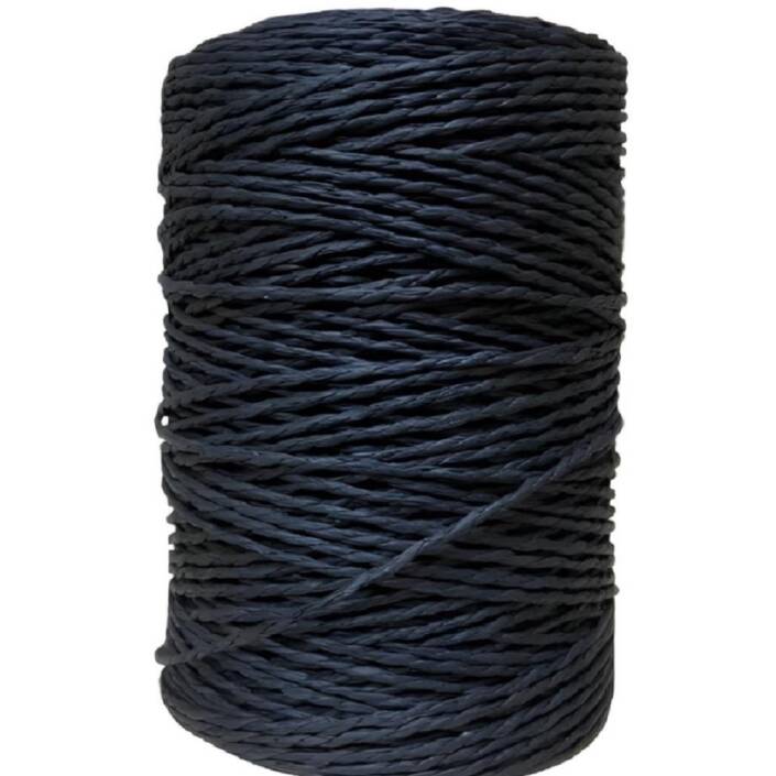 Hazır Sarım Kağıt İp ( 200 Gram ) 12 Siyah - 1