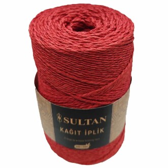 Hazır Sarım Kağıt İp ( 200 Gram ) 13 Kırmızı - 2