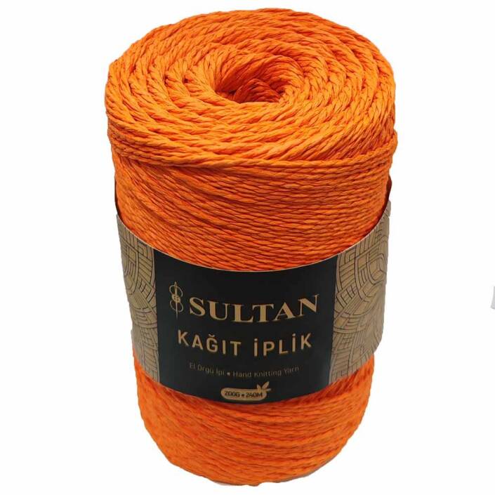 Hazır Sarım Kağıt İp ( 200 Gram ) 18 Turuncu - 2