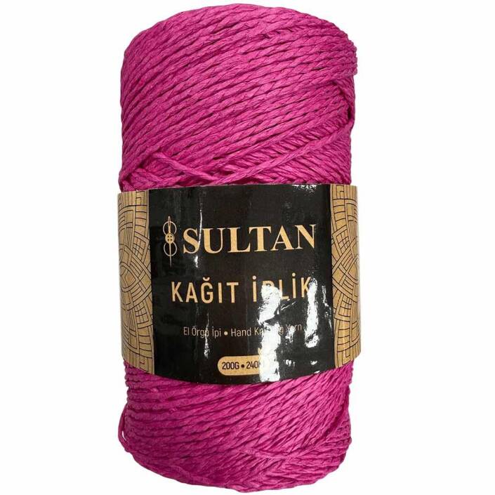 Hazır Sarım Kağıt İp ( 200 Gram ) 29 Fuşya - 1