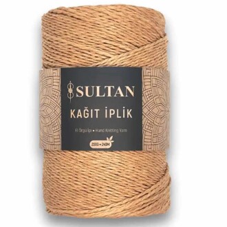 Hazır Sarım Kağıt İp ( 200 Gram ) 34 Kahve - Orivyum
