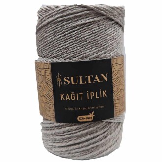 Hazır Sarım Kağıt İp ( 200 Gram ) 47 Açık Gri - Orivyum