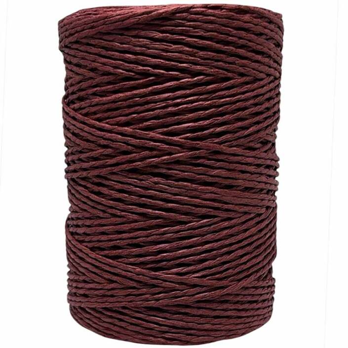 Hazır Sarım Kağıt İp ( 200 Gram ) 62 Bordo - 1
