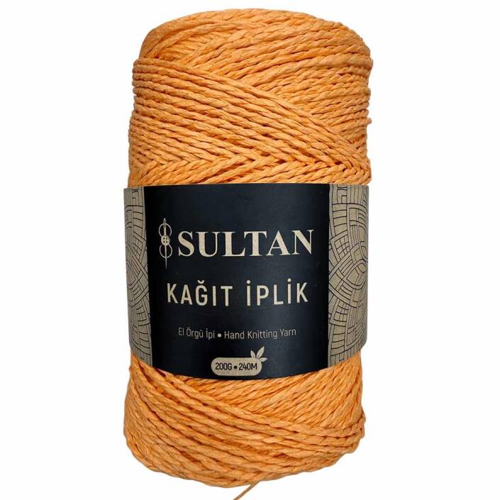 Hazır Sarım Kağıt İp ( 200 Gram ) 65 Turuncu - 1