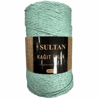 Hazır Sarım Kağıt İp ( 200 Gram ) 73 Su Yeşili - Orivyum