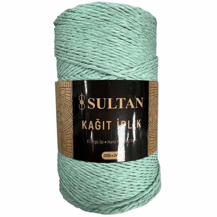 Hazır Sarım Kağıt İp ( 200 Gram ) 73 Su Yeşili - 1