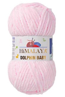 Himalaya Dolphin Baby Kadife Örgü İpi 80303 - Açık Pembe - Himalaya