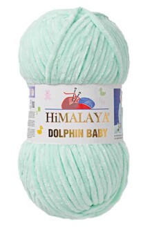 Himalaya Dolphin Baby Kadife Örgü İpi 80307 - Su Yeşili - Himalaya