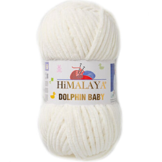 Himalaya Dolphin Baby Kadife Örgü İpi 80308 - Krem - Himalaya