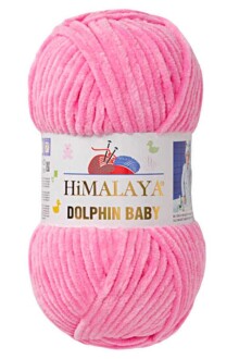 Himalaya Dolphin Baby Kadife Örgü İpi 80309 - Pembe - Himalaya