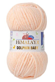 Himalaya Dolphin Baby Kadife Örgü İpi 80333 - Açık Yavruağzı - Himalaya