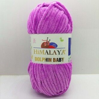 Himalaya Dolphin Baby Kadife Örgü İpi 80356 - Açık Mor - 2