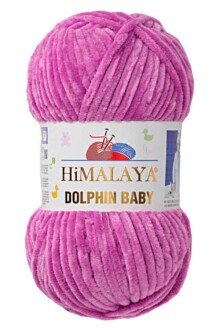 Himalaya Dolphin Baby Kadife Örgü İpi 80356 - Açık Mor - Himalaya