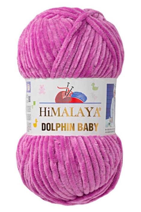 Himalaya Dolphin Baby Kadife Örgü İpi 80356 - Açık Mor - 1