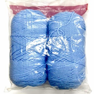 Himalaya İhraç Fazlası Amerikan Sarım Örgü İpi Paket ( 400 Gram ) Açık Mavi - Orivyum