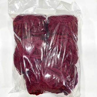 Himalaya İhraç Fazlası Kadife Örgü İpi Paket ( 400 Gram ) Bordo - 1