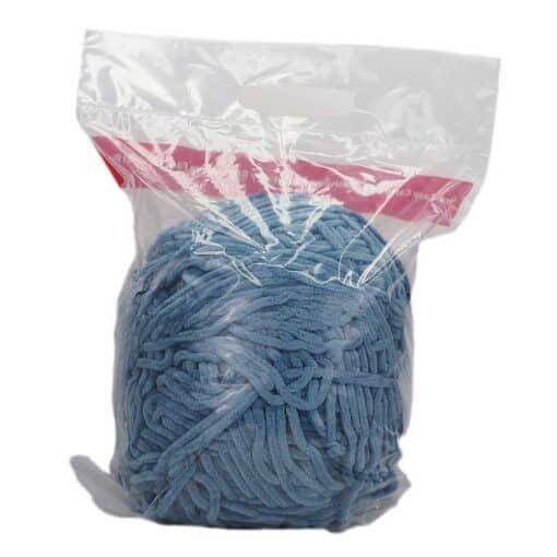 Himalaya İhraç Fazlası Kadife Örgü İpi Paket ( 400 Gram ) Kot Mavi - 1