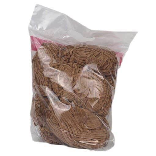 Himalaya İhraç Fazlası Kadife Örgü İpi Paket ( 400 Gram ) Koyu Kahve - 1