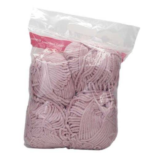 Himalaya İhraç Fazlası Kadife Örgü İpi Paket ( 400 Gram ) Pudra - 1