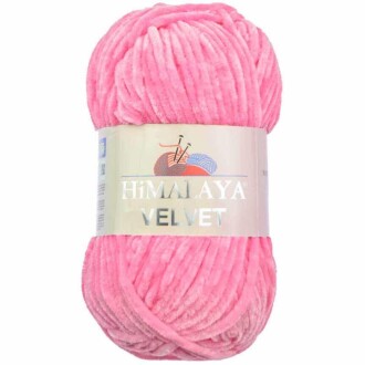 Himalaya Velvet Kadife El Örgü İpi 90009 Pembe - Himalaya