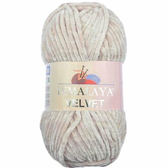 Himalaya Velvet Kadife El Örgü İpi 90042 Bej - Himalaya