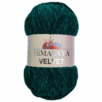 Himalaya Velvet Kadife El Örgü İpi 90048 Petrol Mavi - Himalaya