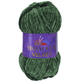 Himalaya Velvet Kadife El Örgü İpi 90060 Zümrüt - Himalaya