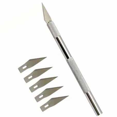 Hobi Neşter 5 Yedek Bıçaklı ( Kretuar Bıçağı ) - 2