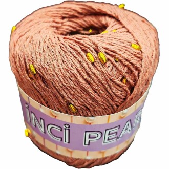 İncili Cotton Pearl Amigurumi İpi ( 50 Gram ) 2506 Taba - Sultan