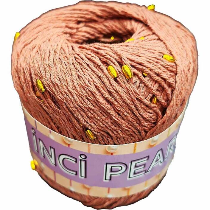 İncili Cotton Pearl Amigurumi İpi ( 50 Gram ) 2506 Taba - 1