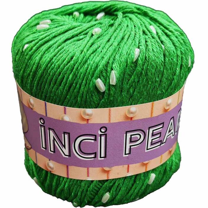 İncili Cotton Pearl Amigurumi İpi ( 50 Gram ) 2802 Yeşil - 1