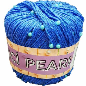 İncili Cotton Pearl Amigurumi İpi ( 50 Gram ) 3064 Saks - Sultan