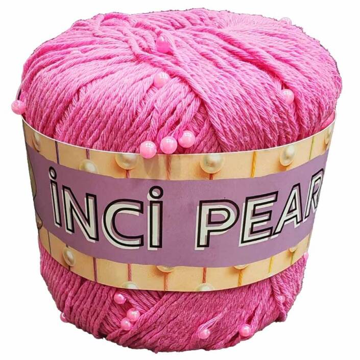 İncili Cotton Pearl Amigurumi İpi ( 50 Gram ) 3405 Pembe - 1
