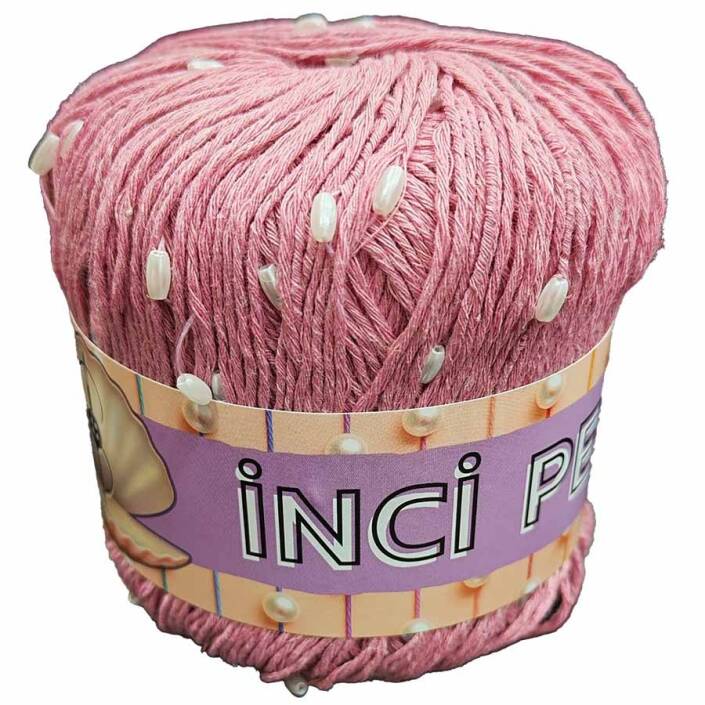 İncili Cotton Pearl Amigurumi İpi ( 50 Gram ) 3406 Pudra - 1