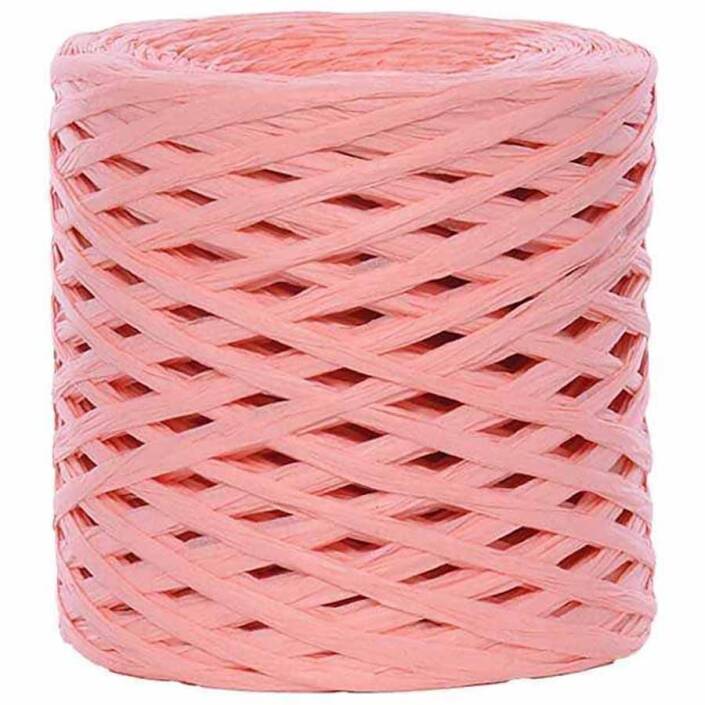 İthal Rafya İpi ( 200 Gram ) 6 Açık Pembe - 1