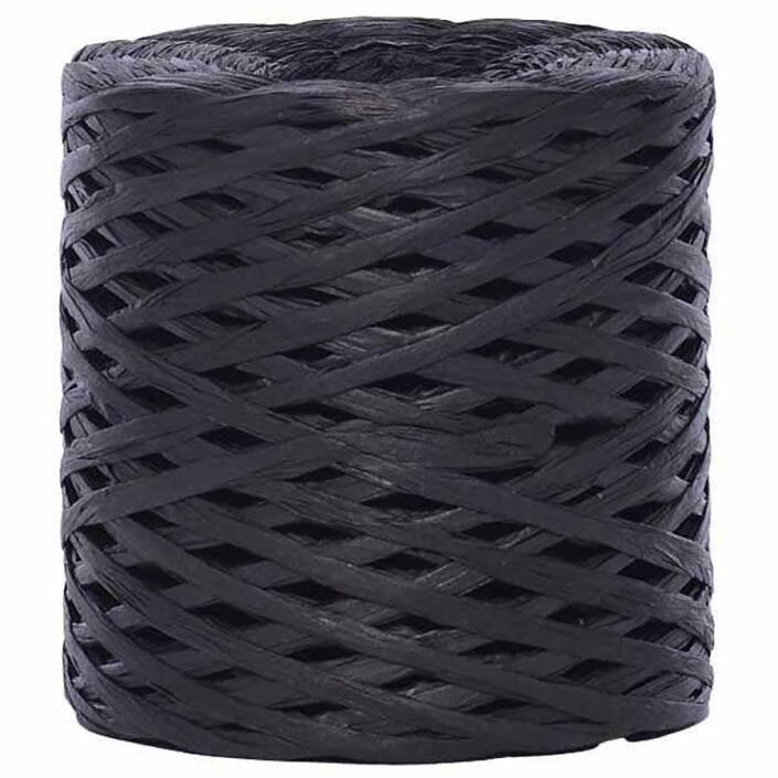 İthal Rafya İpi ( 200 Gram ) 12 Siyah - 1