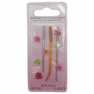 Kanvas Örgü Ve Yün İğnesi SLT16 - Orivyum