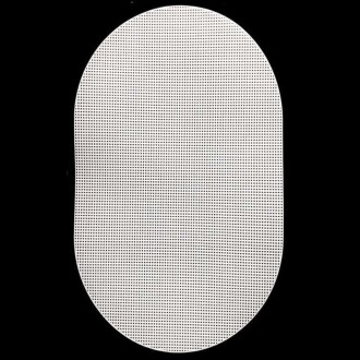 Kanvas Oval ( 15x30 Cm ) Beyaz - Orivyum